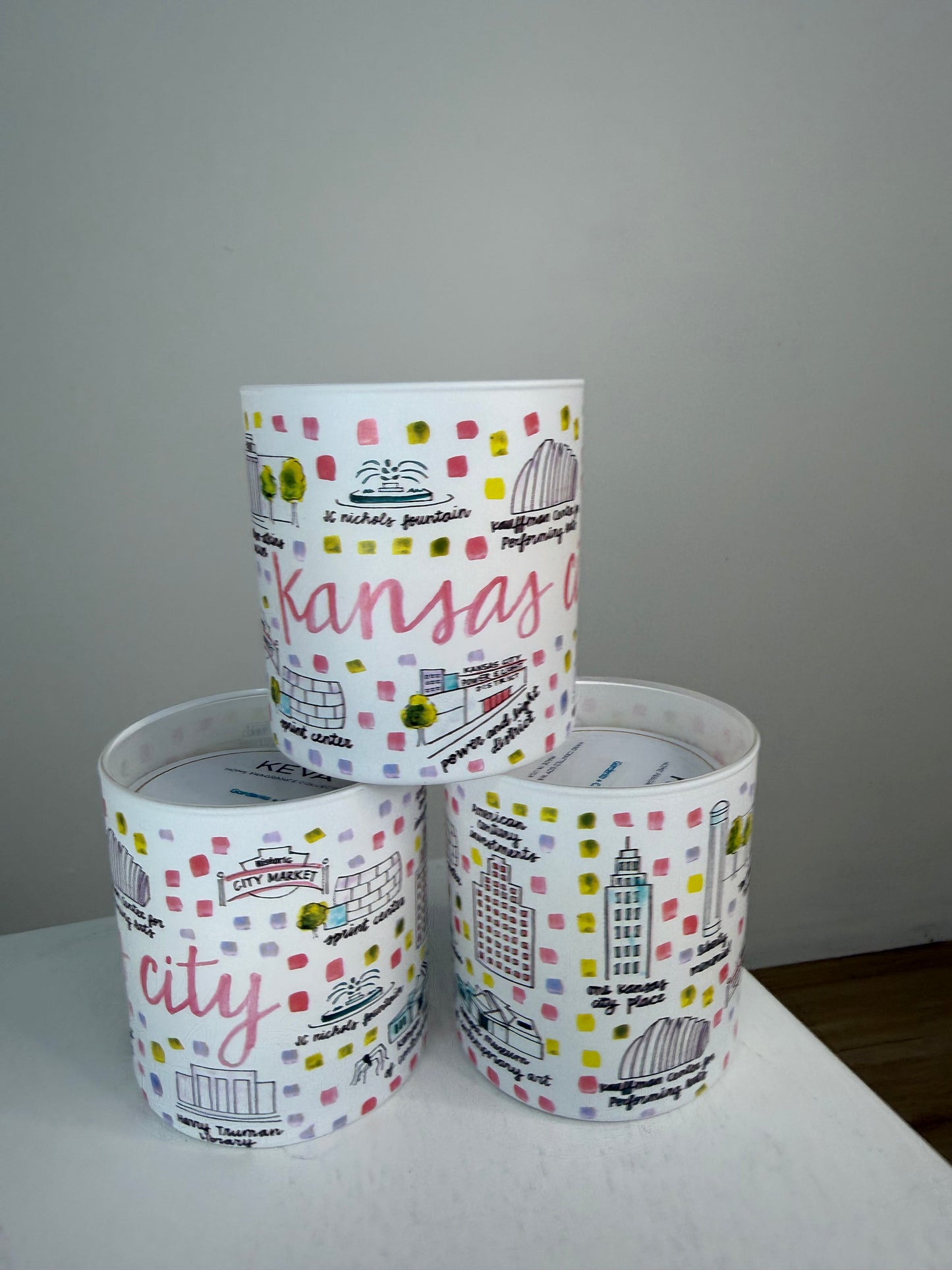 Kansas City icon candle