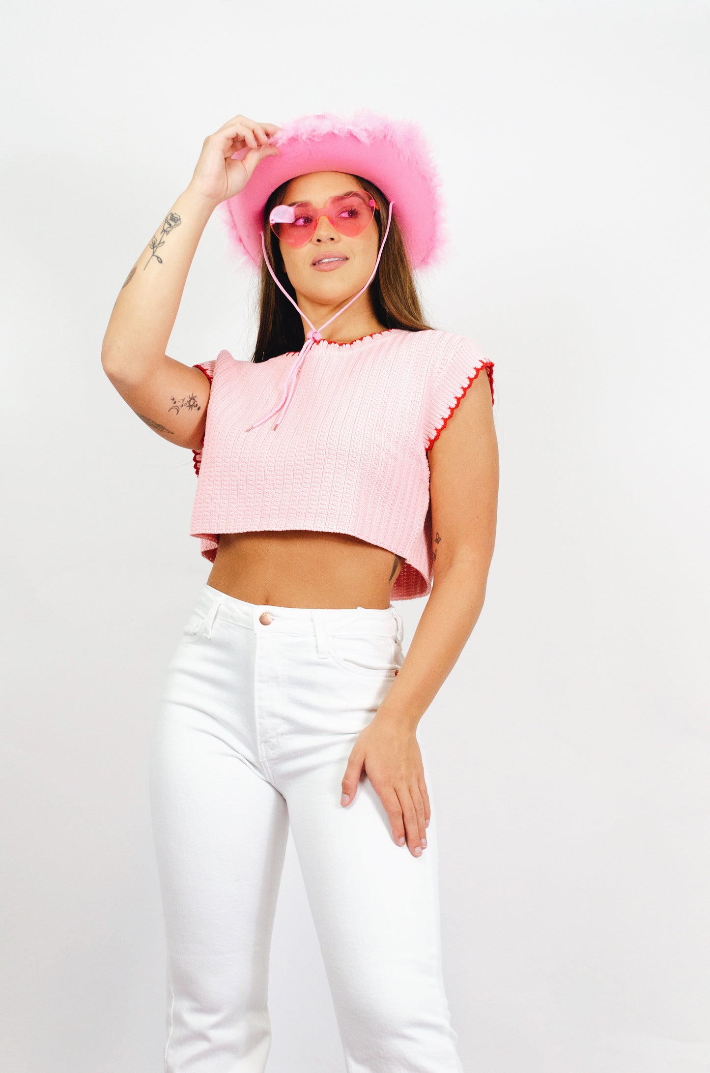 Frills Summer Knit Top