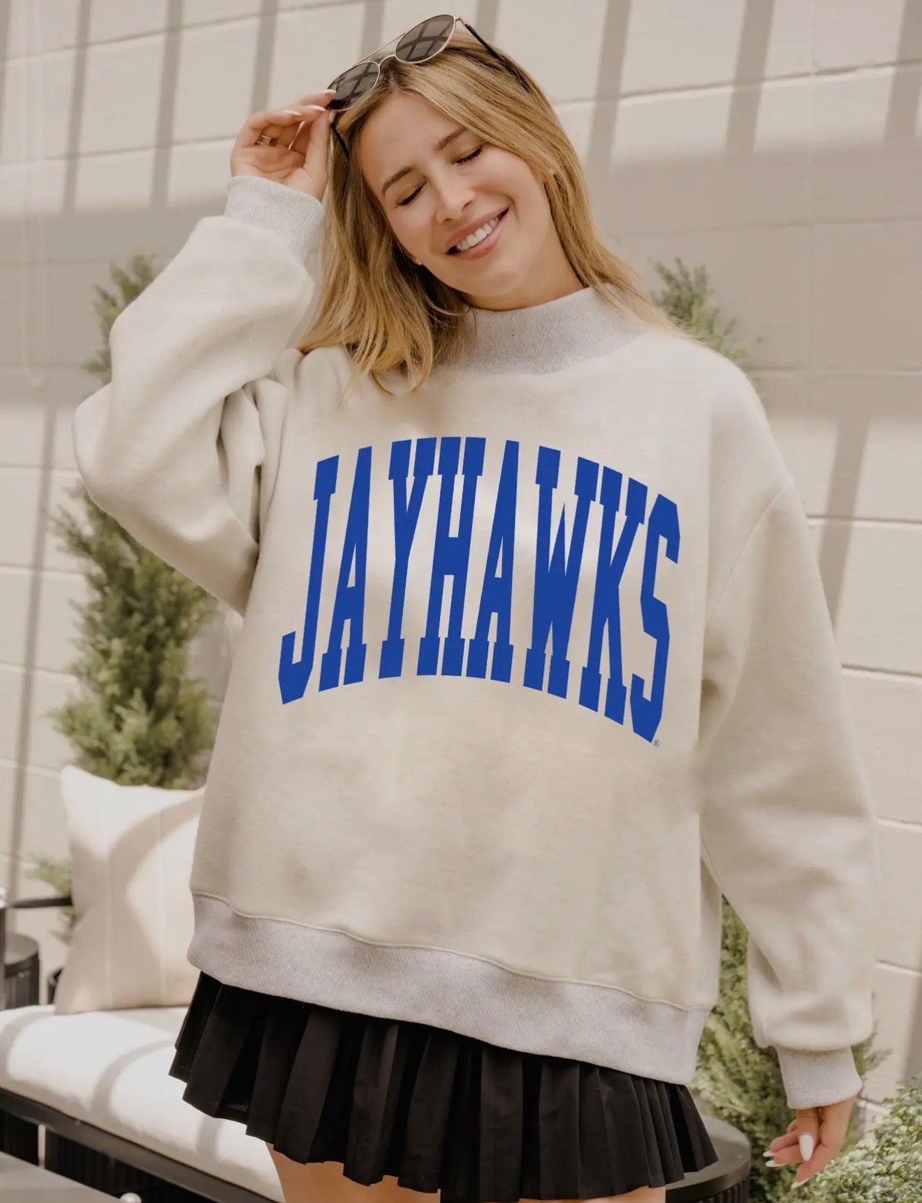 *PREORDER* Jayhawks Mockneck sweatshirt