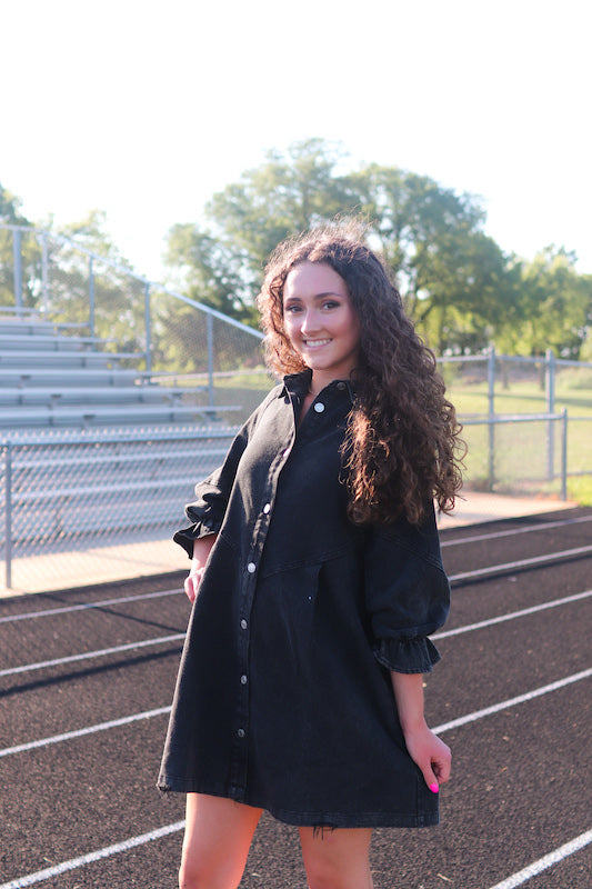 The Girls of Fall Denim Dress