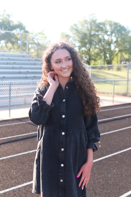 The Girls of Fall Denim Dress