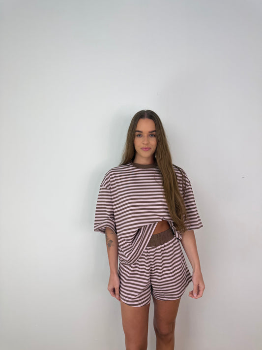 Lena Striped Shorts
