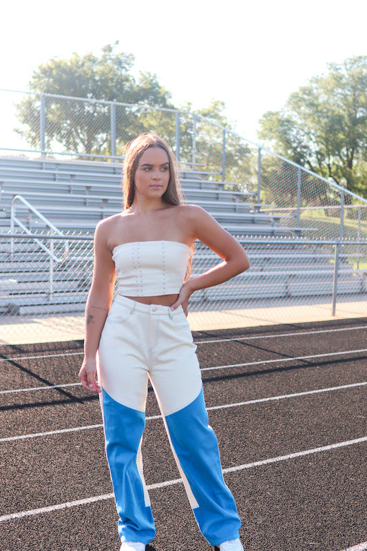 Blocked Denim