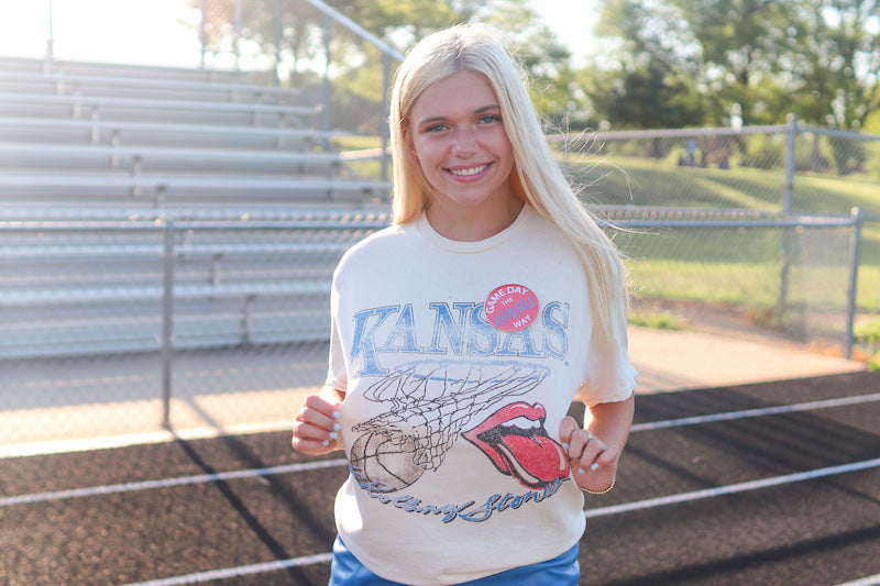 KU Basketball tee