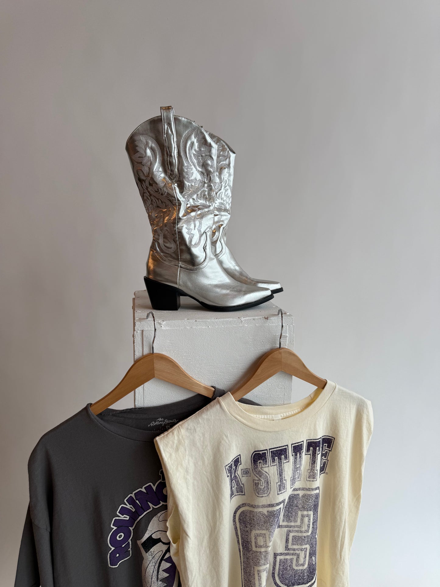 Silver Cowgirl boots
