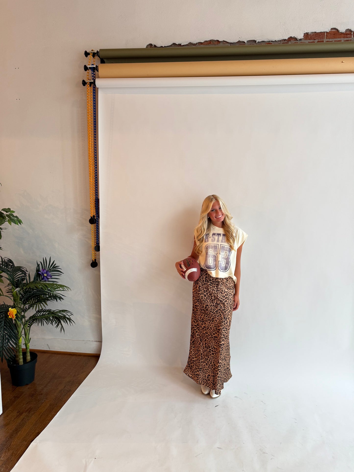 Kiley Leopard Skirt
