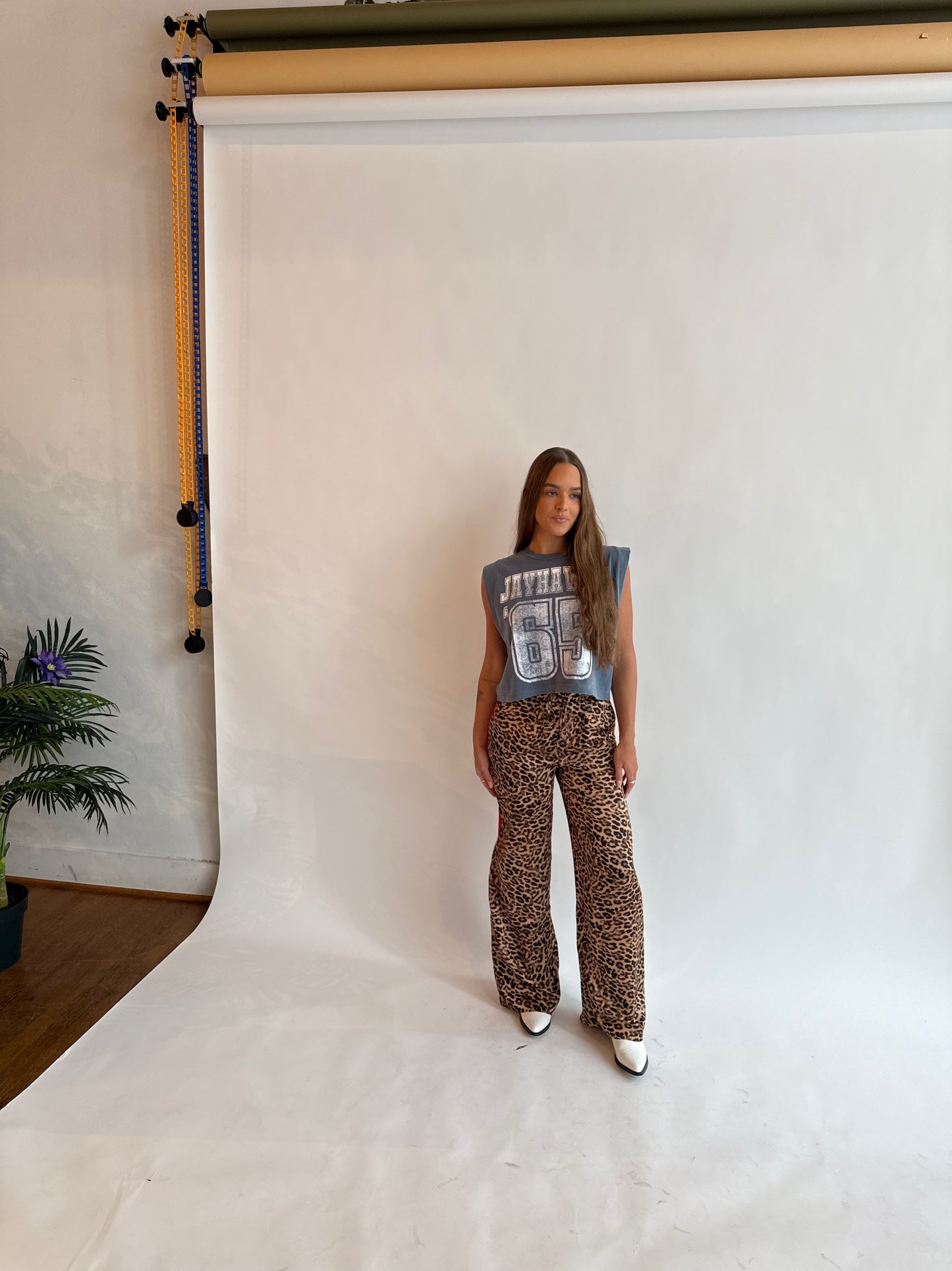 Leopard lounge pants
