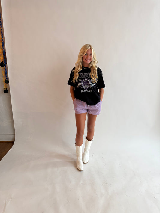 Halftime tie check shorts