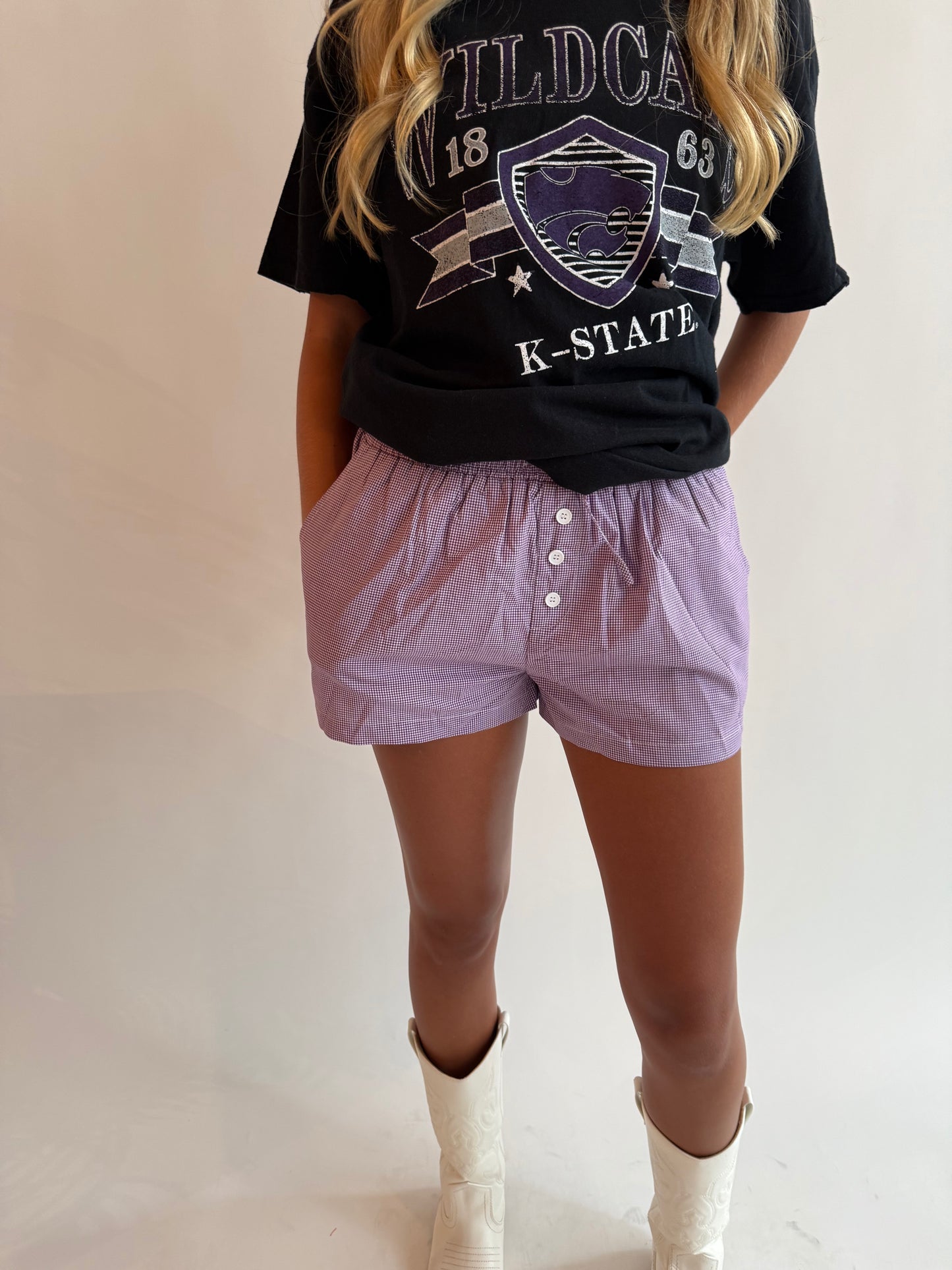 Halftime tie check shorts