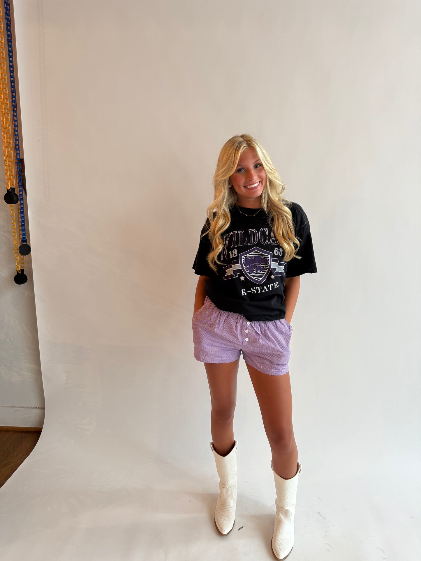 Halftime tie check shorts