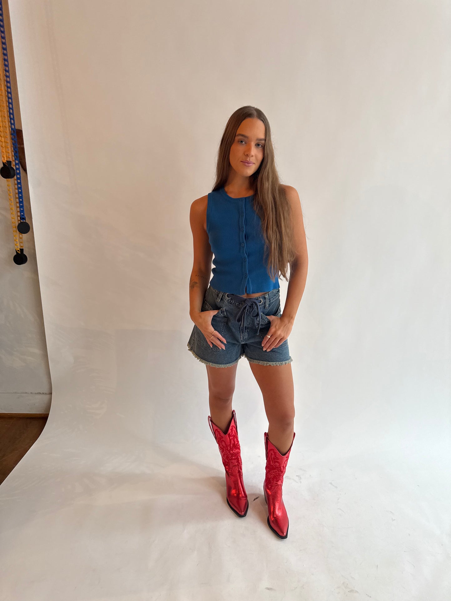 Tailgater round neck button up