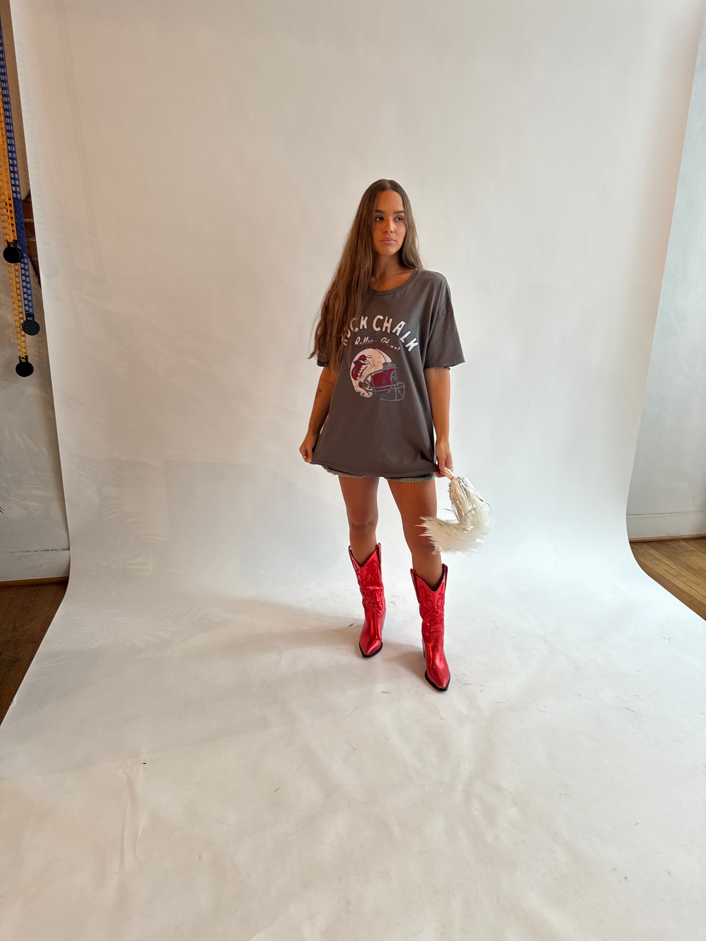 RCJH Grey Rolling Stones Tee
