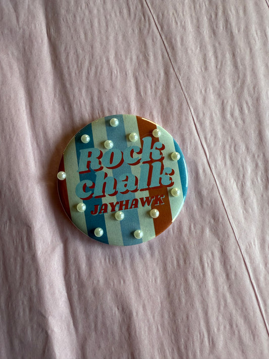 Striped pearl button KU