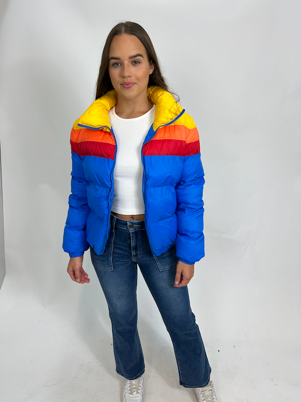 Rainbow Girl Coat