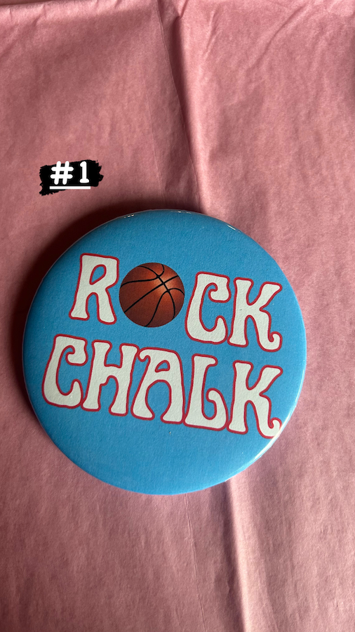 KU Basketball Gameday Pins