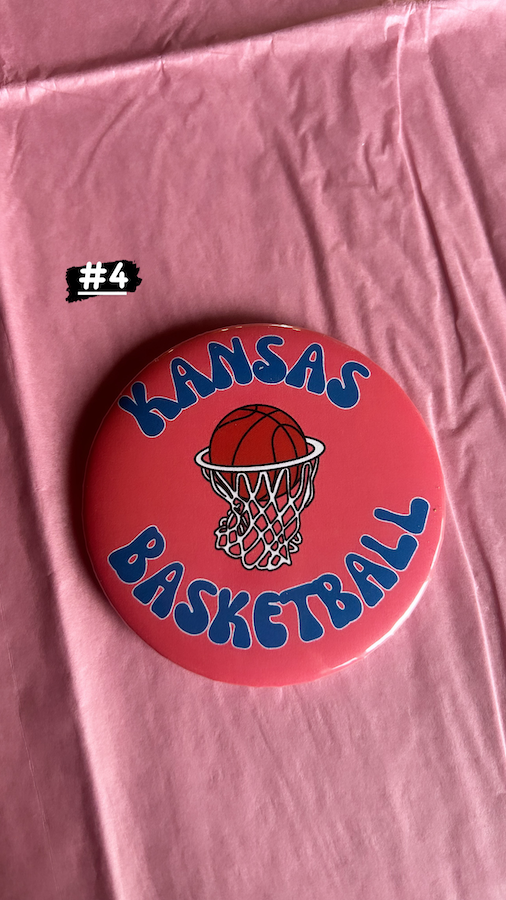 KU Basketball Gameday Pins