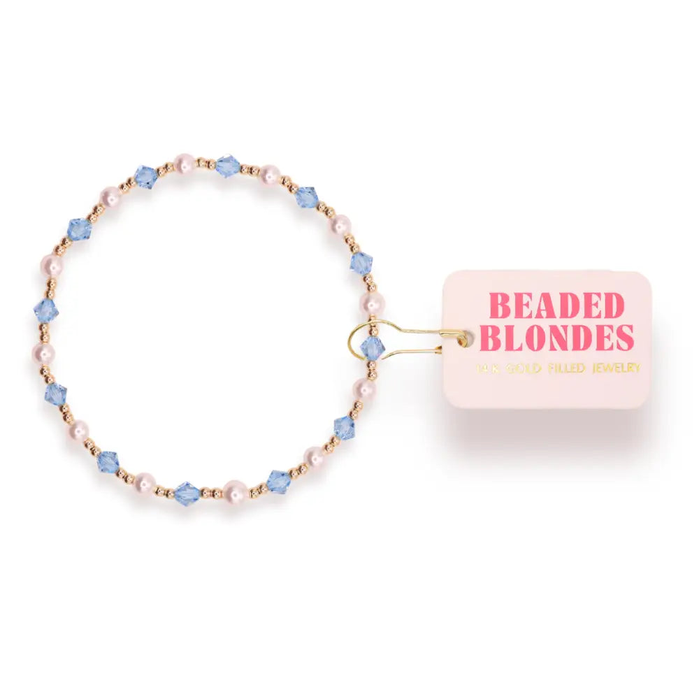 Turquoise Pearl June bracelet