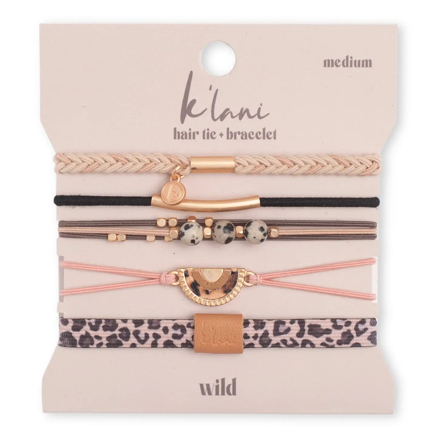 K'Lani hair tie set- Wild