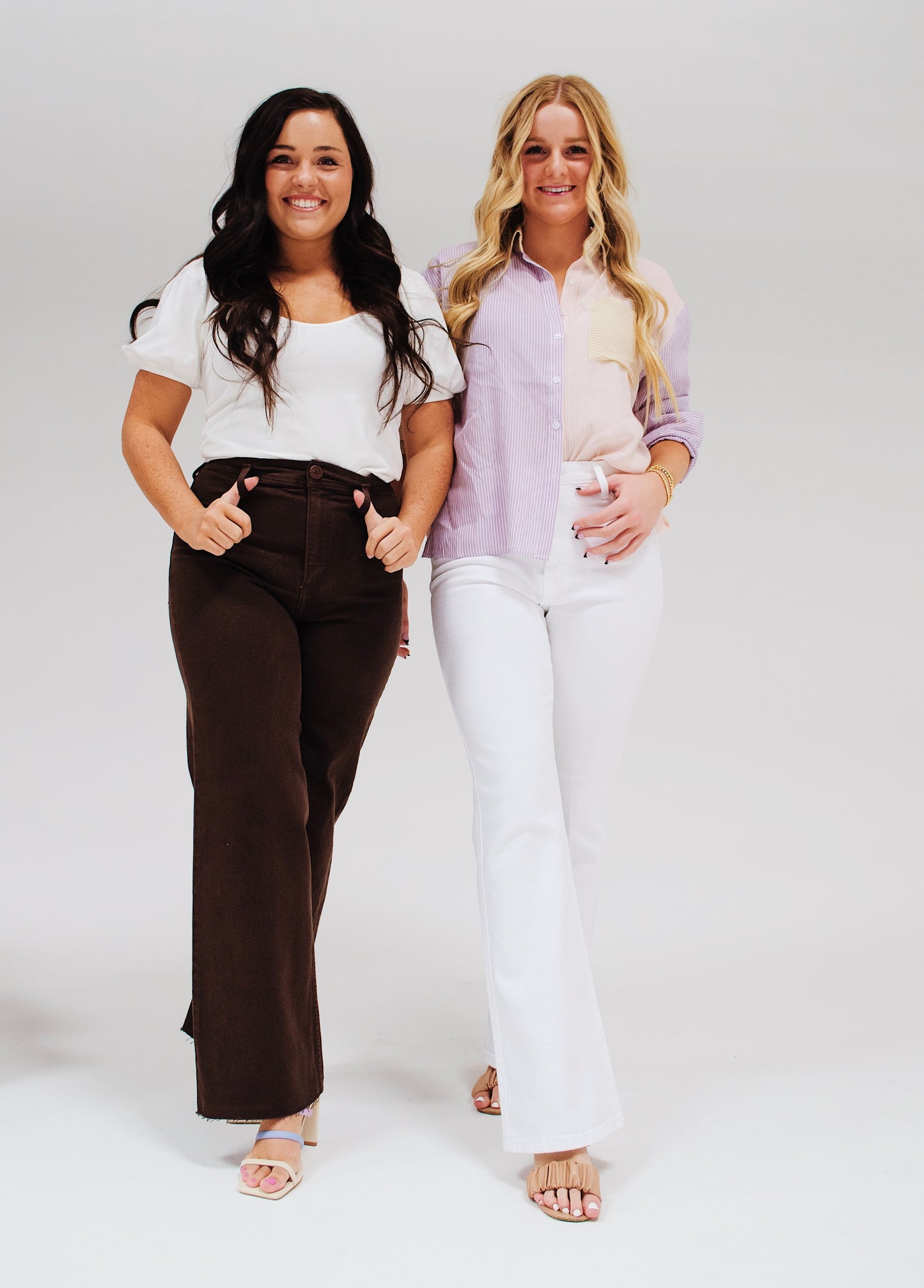 Talk of the town white denim