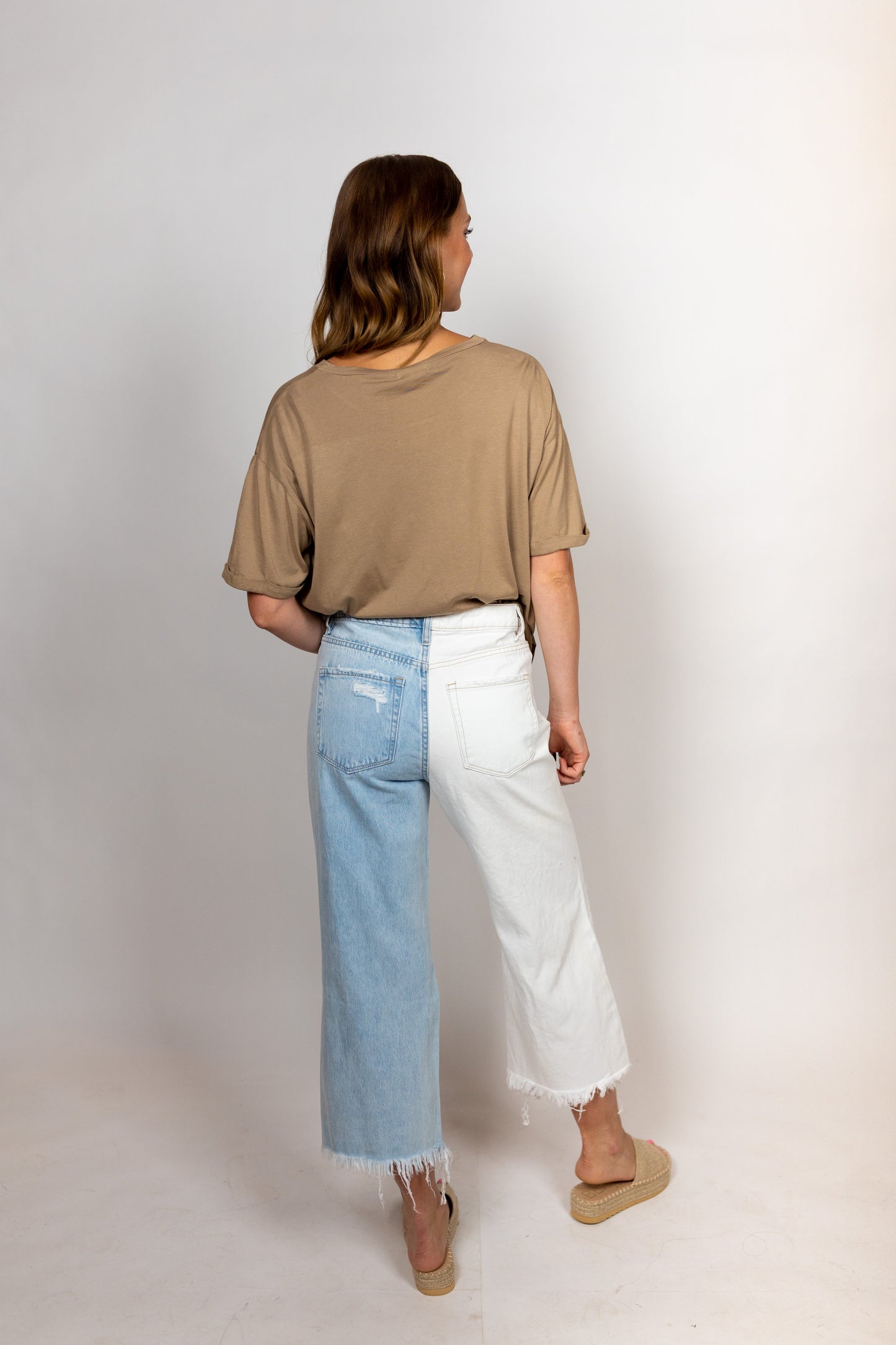 Let's go halfsies jeans