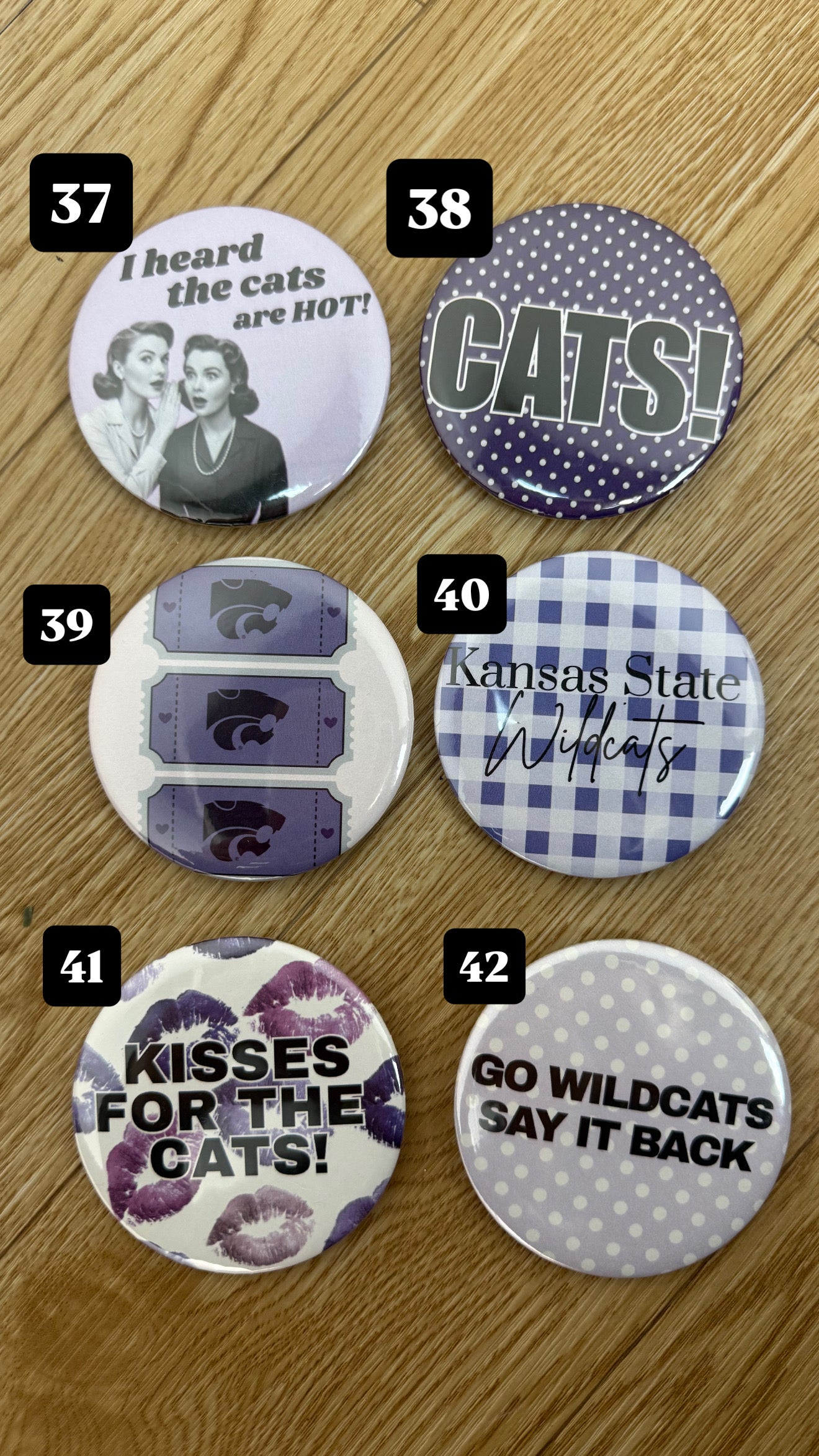 Spring 2026 KSU buttons