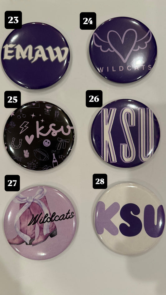 Spring 2025 KSU pins