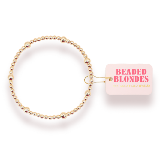 Olive Bracelet in Gold: Standard 6.75 inch