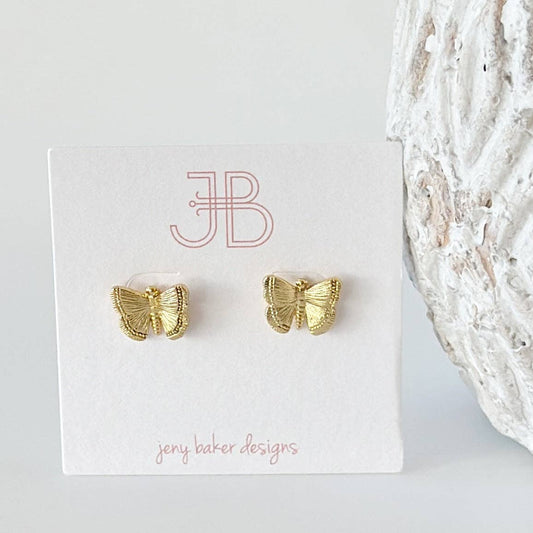 Hattie Butterfly Studs