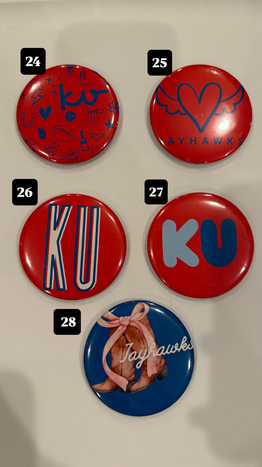 Spring 2025 KU pins
