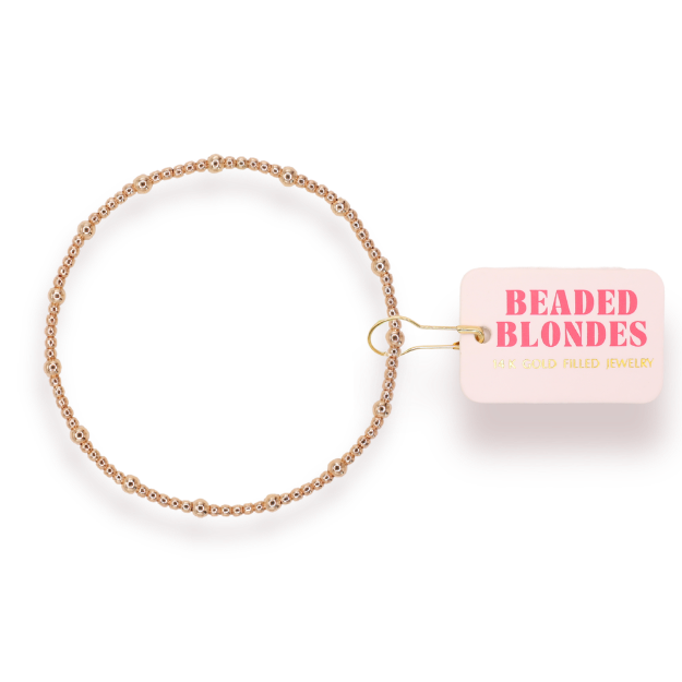Dainty June Bracelet in Gold: Standard 6.75 inch