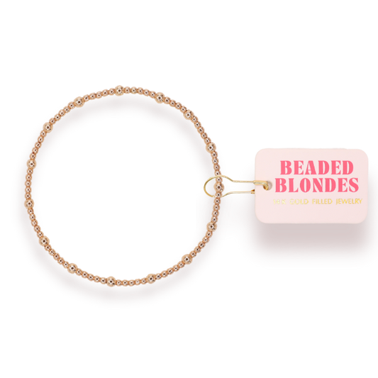 Dainty June Bracelet in Gold: Standard 6.75 inch