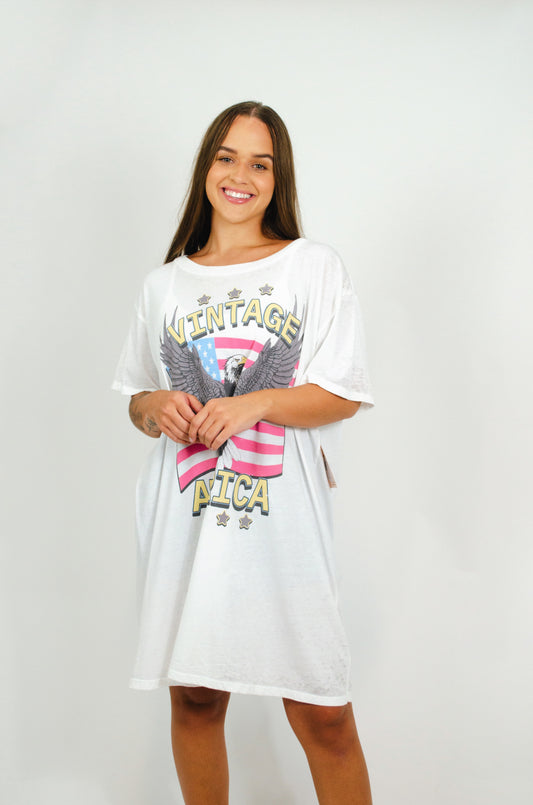 America T-Shirt Dress