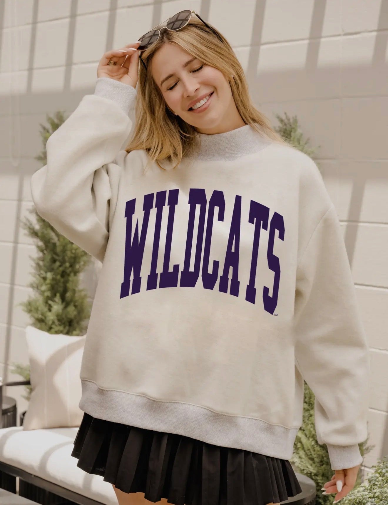 *PREORDER* Wildcats Mockneck sweatshirt