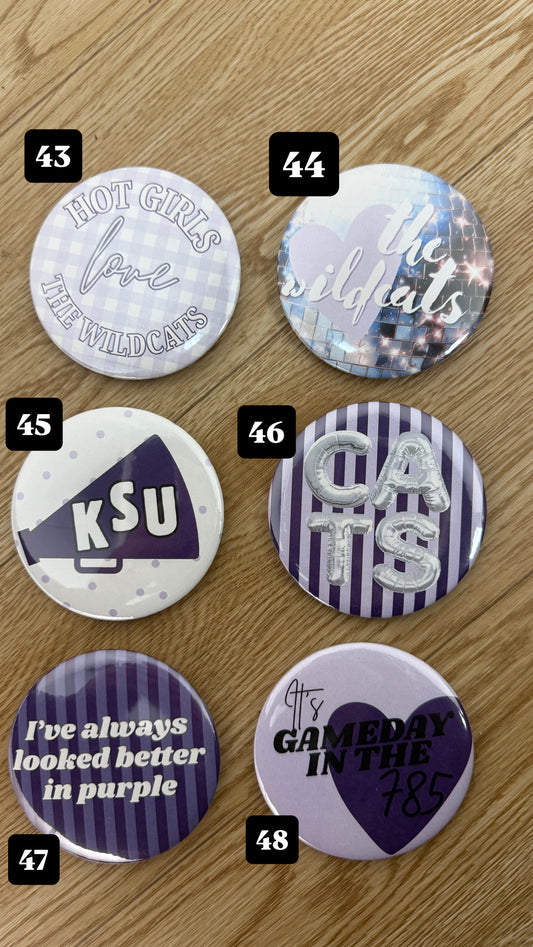 Spring 2026 KSU buttons