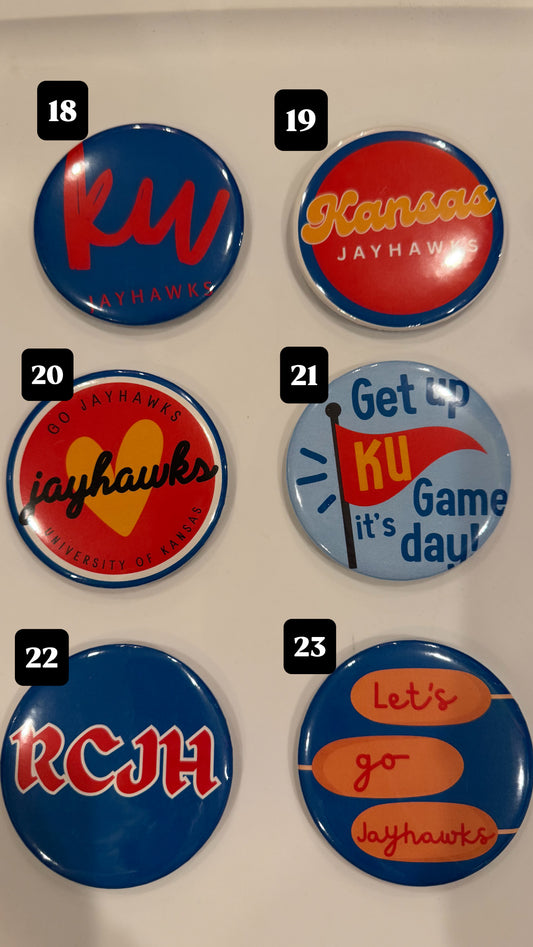 Spring 2025 KU pins