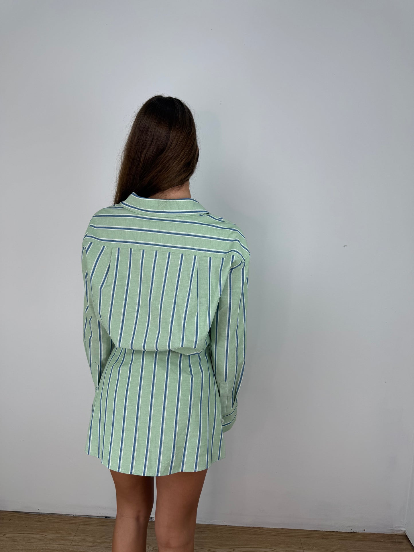 Pinstripes linen set