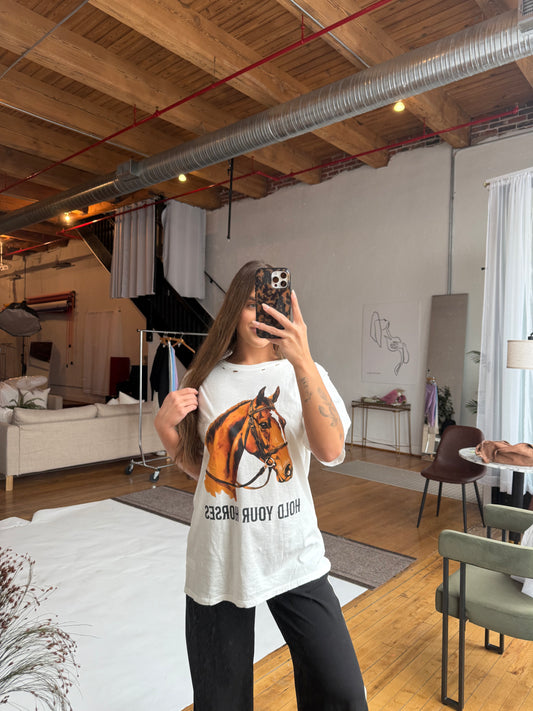 Hold your horses graphic tee
