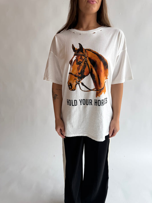 Hold your horses graphic tee