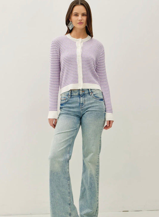 Mini Striped Cardigan