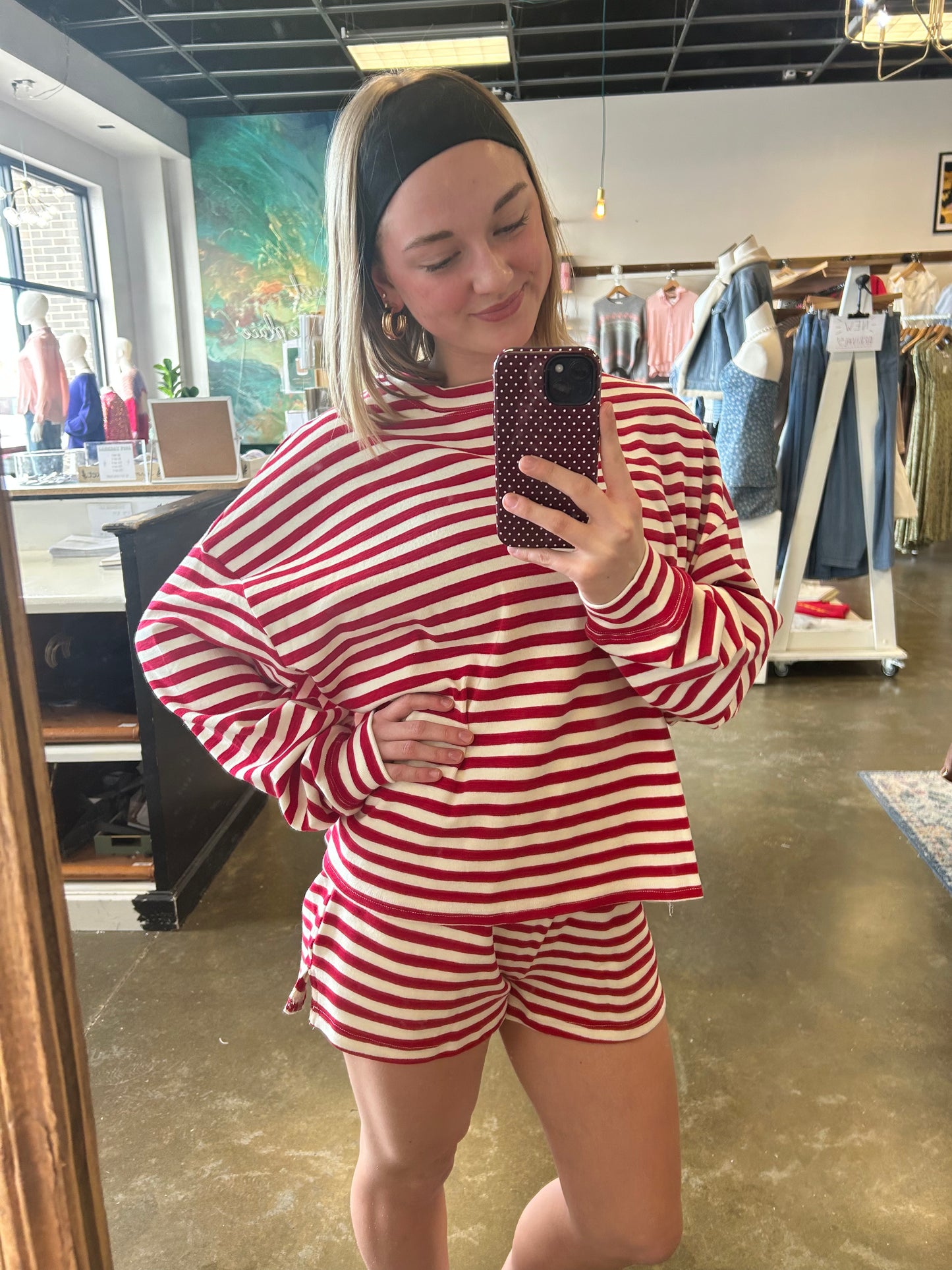 ILY Striped Top