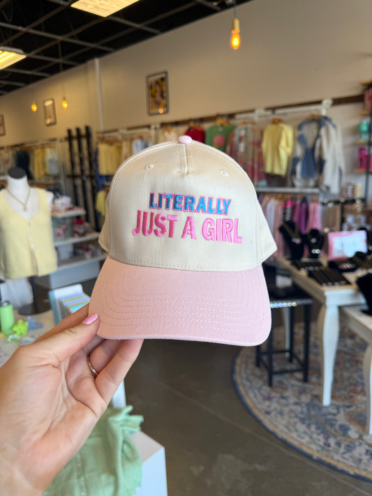 Literally just a girl trucker hat
