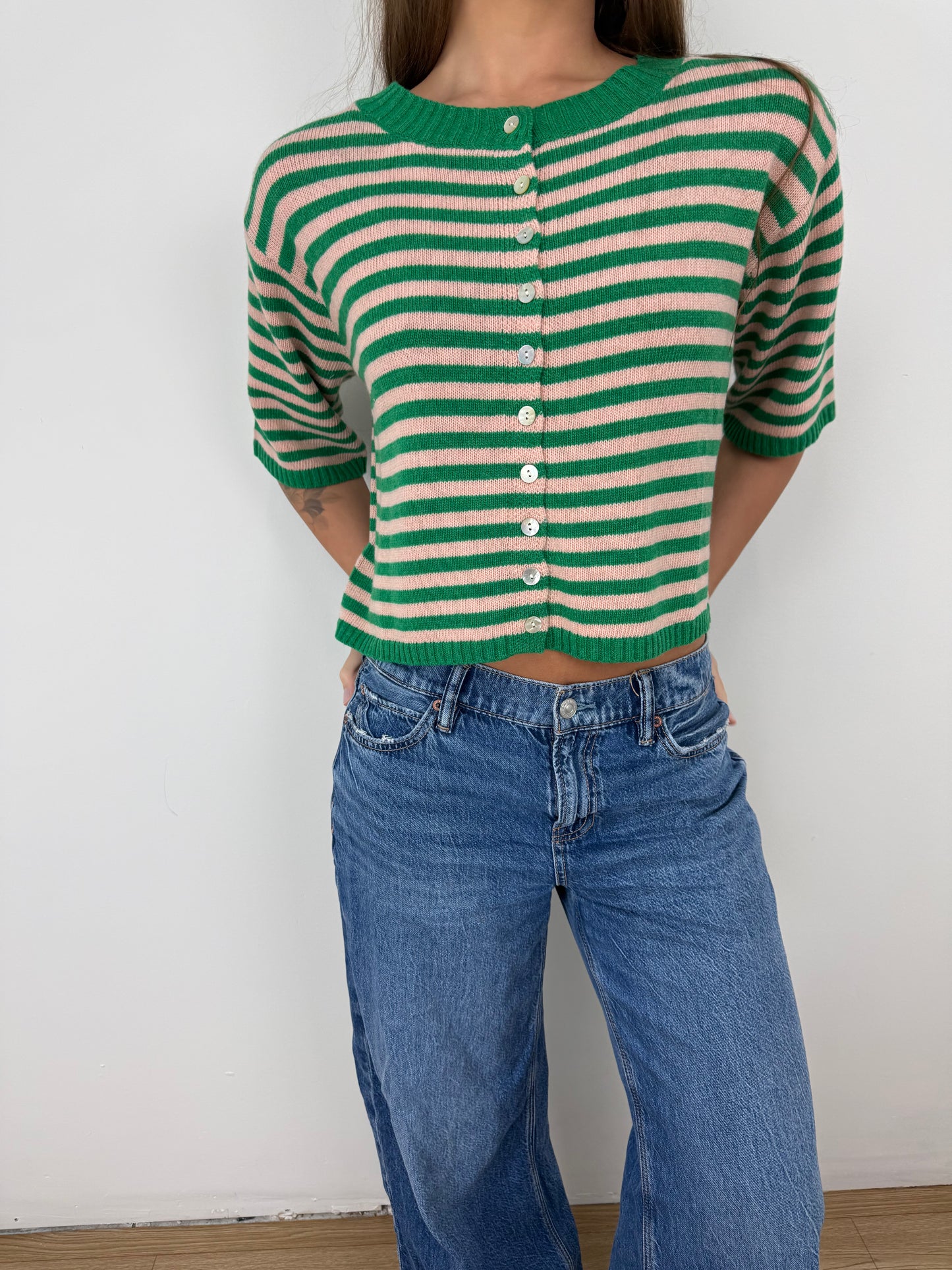 Jenny Striped Cardigan