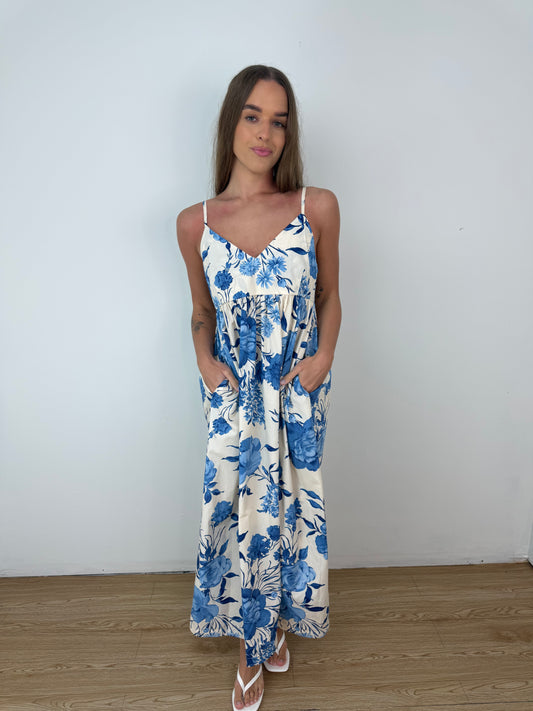 Hallie Floral Midi dress