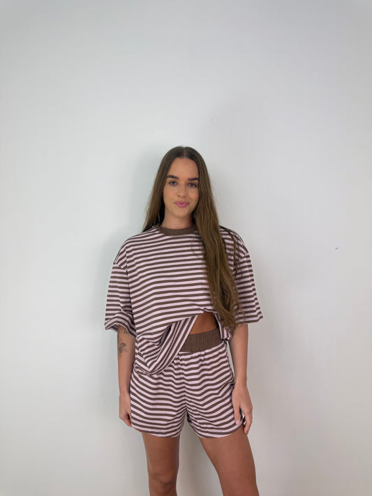 Lena Striped Shorts
