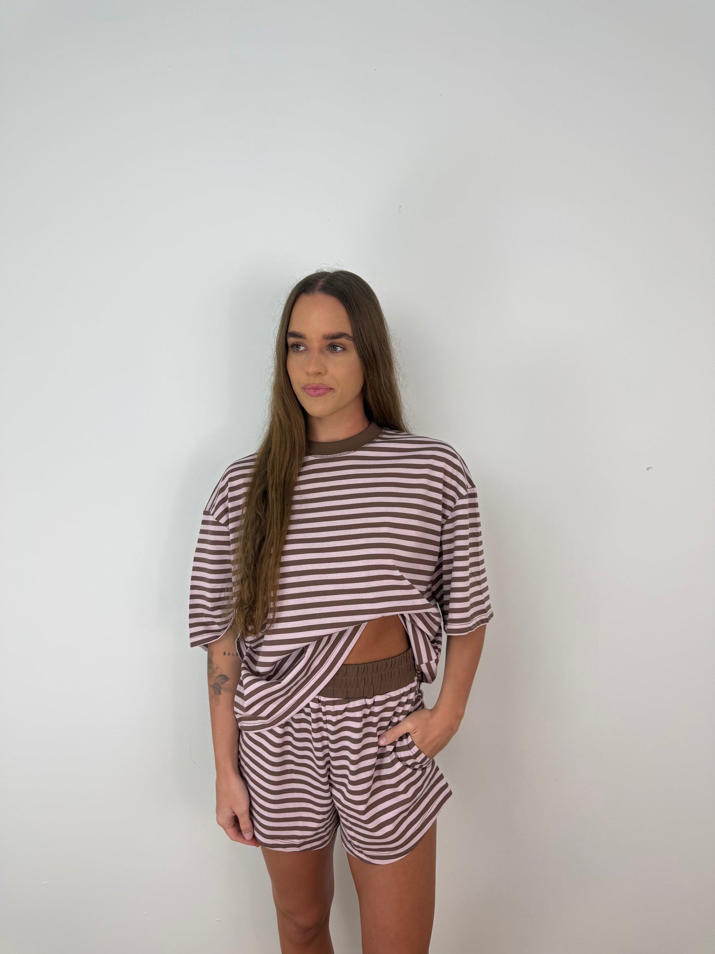 Lena Striped Shorts