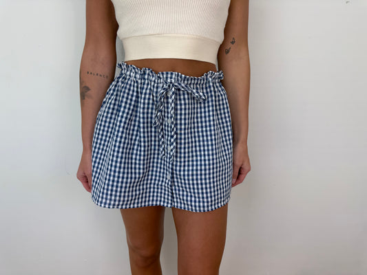 Riley Gingham Skirt