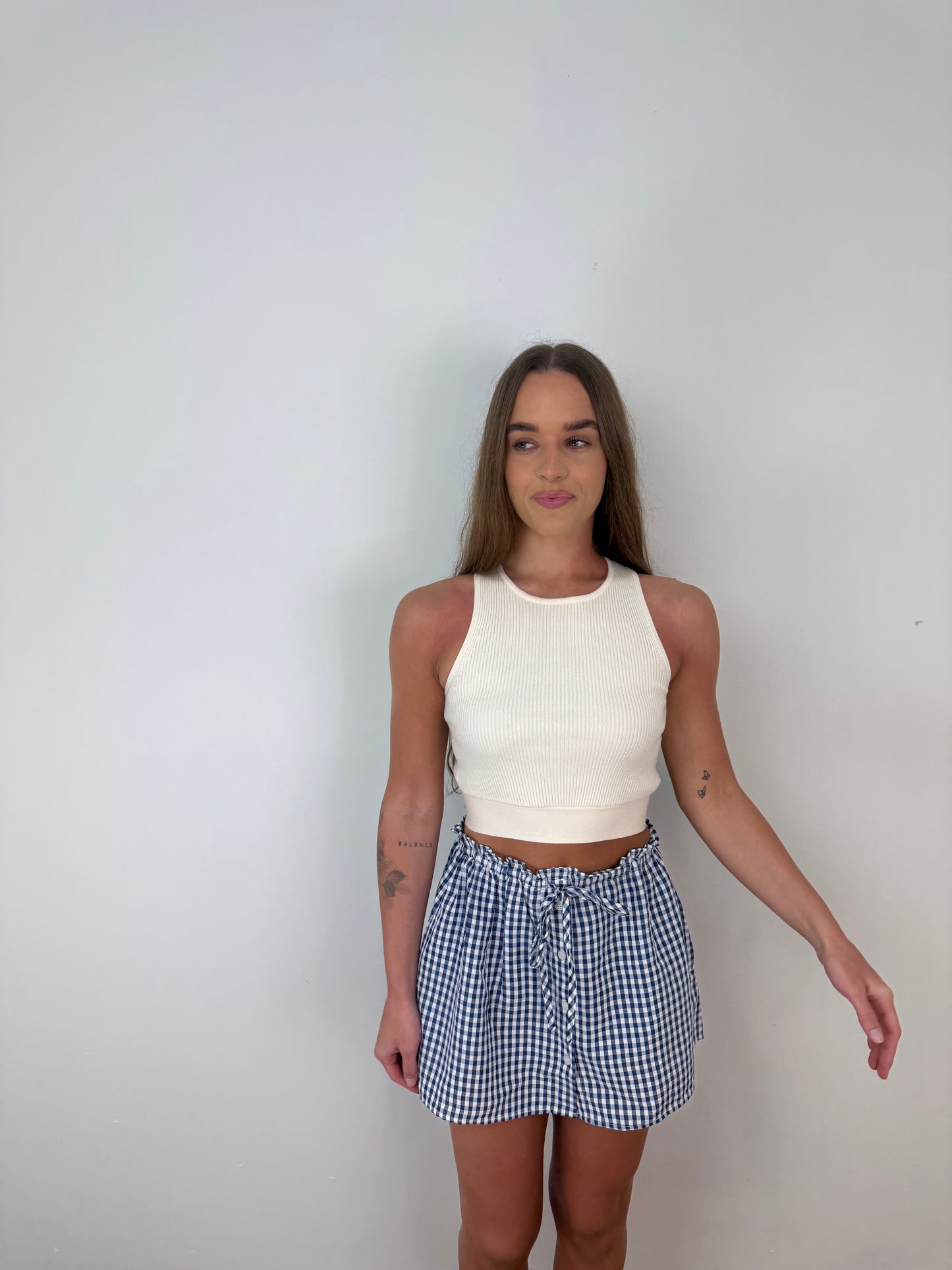 Abbey tie top