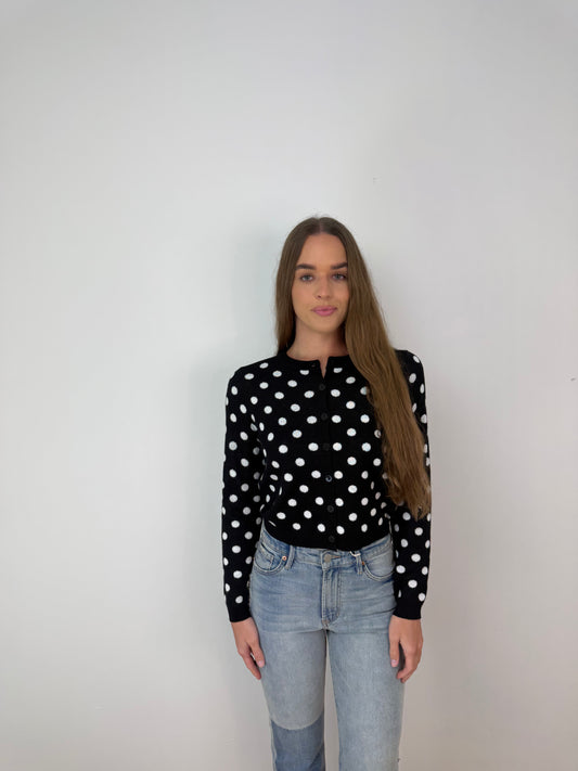 Callie Polka dot cardigan
