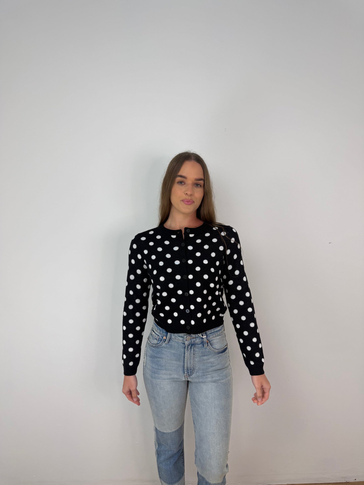 Callie Polka dot cardigan