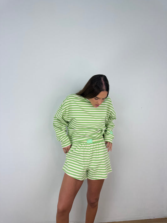 Loungey green top